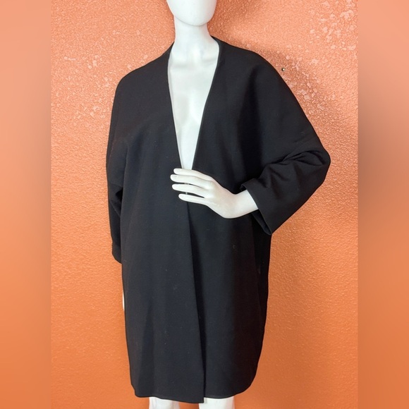 H&M Black Open Front Jacket Size Large - Picture 1 of 12